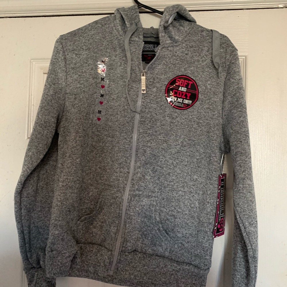 Gray sweatsuit set